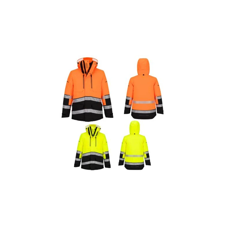 Arbeitsjacke  hohe Sichtbarkeit EV467 Hi Vis multitaschen winter