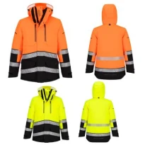 Arbeitsjacke  hohe Sichtbarkeit EV467 Hi Vis multitaschen winter