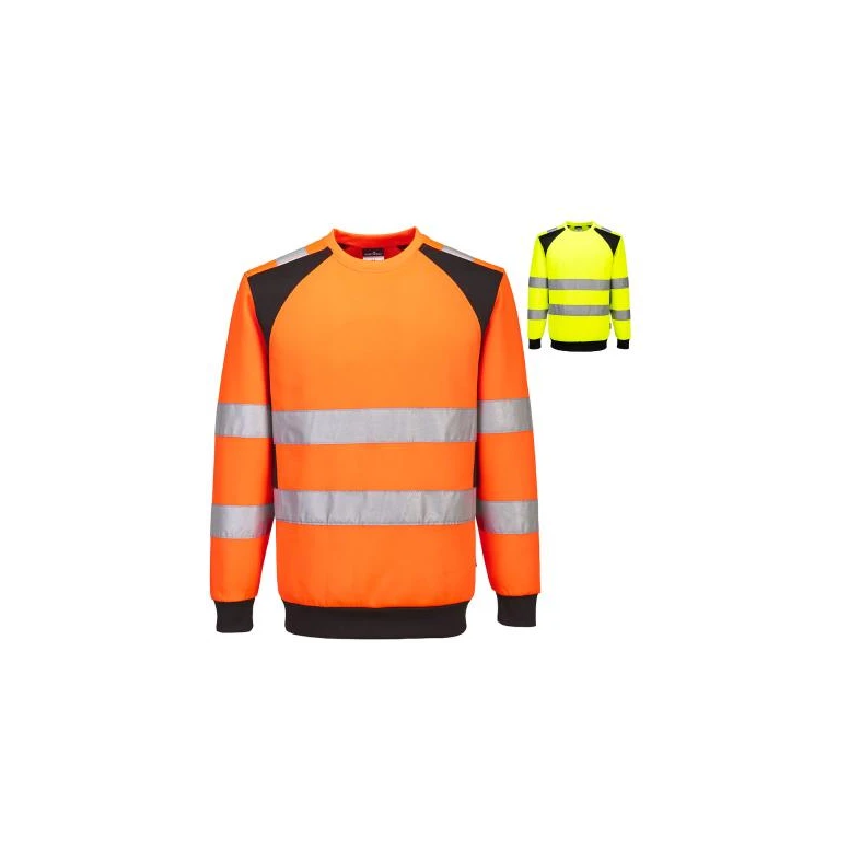 Arbeitssweatshirt Portwest hohe Sichtbarkeit CD805 WX2 Eco Hi Vis