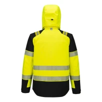 Arbeitsjacke Portwest Warnschutz T166 PW3 Hi-Vis Mehrtaschen Wasserdicht Stretch