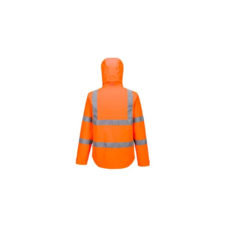 Portwest Arbeitsjacke Hohe Sichtbarkeit Leicht Faltbar Hi-Vis S164 Wasserdicht Mehrtaschig