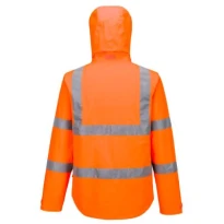 Portwest Arbeitsjacke Hohe Sichtbarkeit Leicht Faltbar Hi-Vis S164 Wasserdicht Mehrtaschig