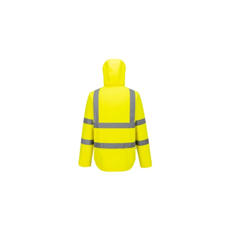 Portwest Arbeitsjacke Hohe Sichtbarkeit Leicht Faltbar Hi-Vis S164 Wasserdicht Mehrtaschig