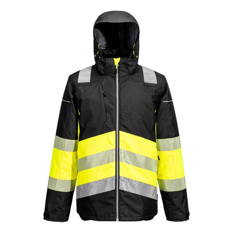 Arbeitsjacke Portwest Warnschutz PW364 Winter Multitasche