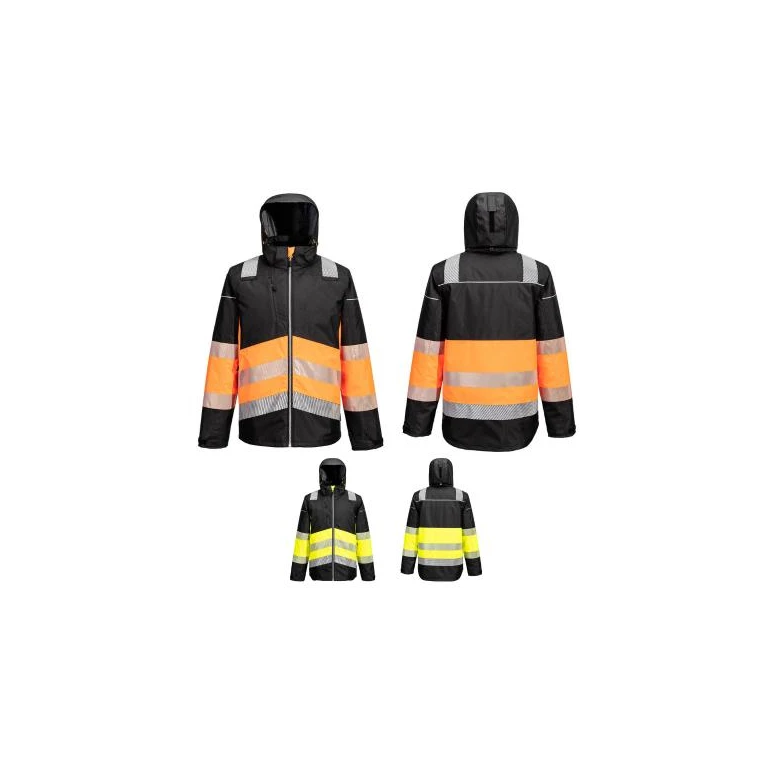 Portwest Arbeitsjacke Hohe Sichtbarkeit PW368 Mehrtaschen Winter Stretch
