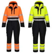 Arbeitsanzug Portwest Warnschutz DX438 Winter Mehrtaschen Wasserdicht