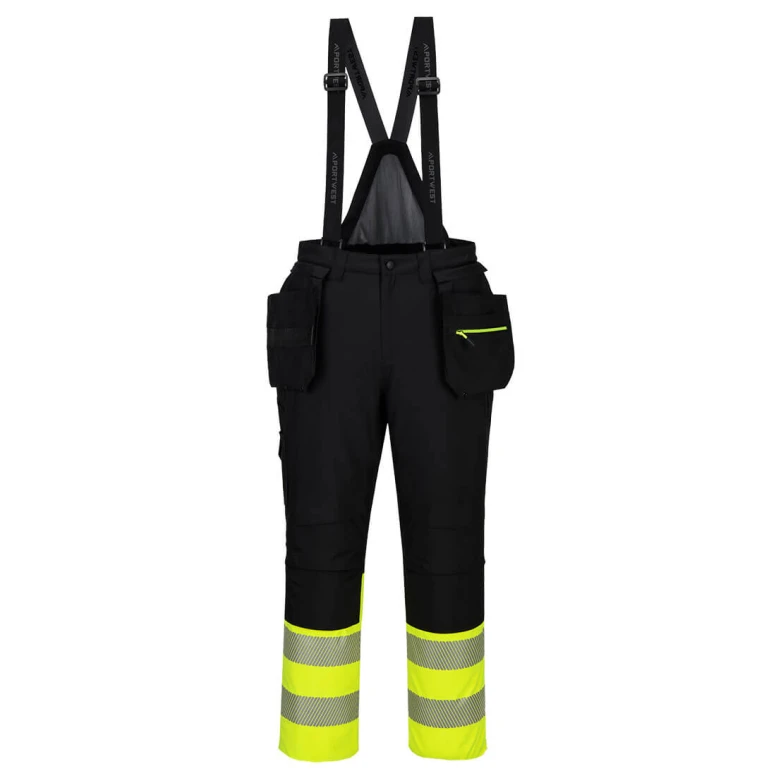 Portwest Arbeitslatzhose Hohe Sichtbarkeit DX437 Winter Mehrere Taschen Wasserdicht