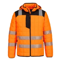 Arbeitsjacke Portwest hohe Sichtbarkeit Hybrid Baffle T165 multitaschen wasserdicht 2