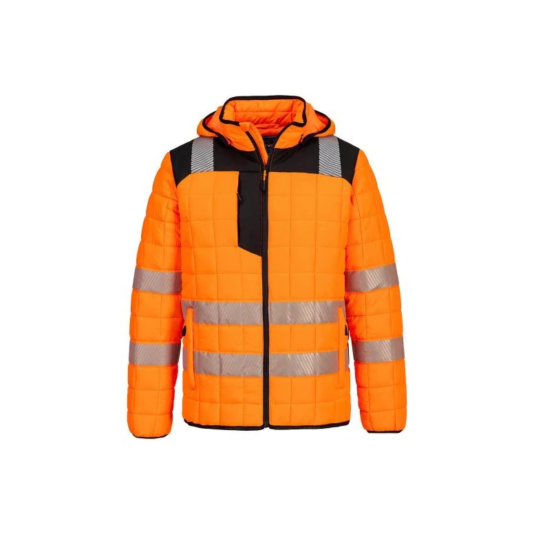 Arbeitsjacke Portwest hohe Sichtbarkeit Hybrid Baffle T165 multitaschen wasserdicht