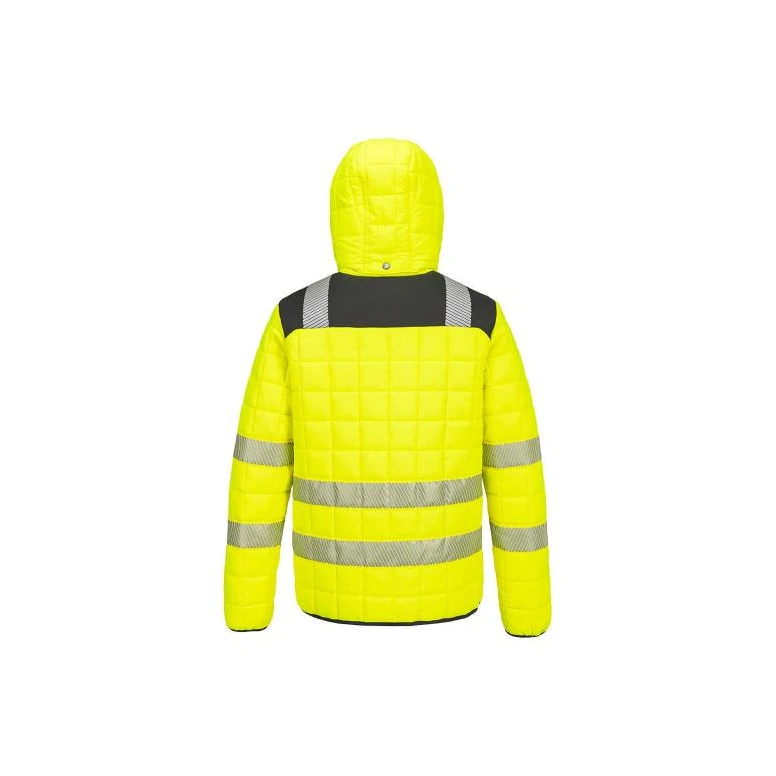 Arbeitsjacke Portwest hohe Sichtbarkeit Hybrid Baffle T165 multitaschen wasserdicht
