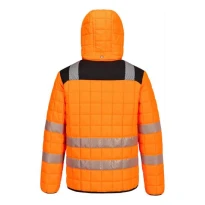 Arbeitsjacke Portwest hohe Sichtbarkeit Hybrid Baffle T165 multitaschen wasserdicht
