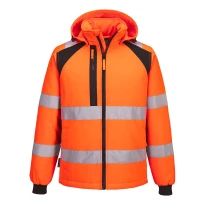 Arbeitsjacke Portwest hohe Sichtbarkeit CD809 Softshell WX2 gefüttert multitaschen wasserdicht