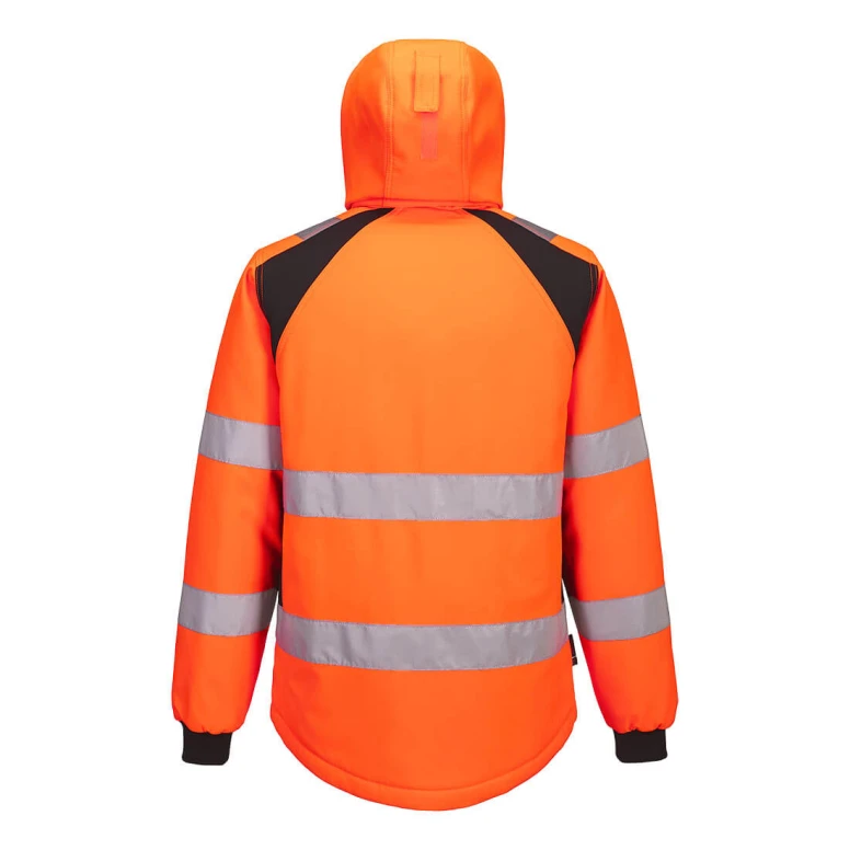 Arbeitsjacke Portwest hohe Sichtbarkeit CD809 Softshell WX2 gefüttert multitaschen wasserdicht