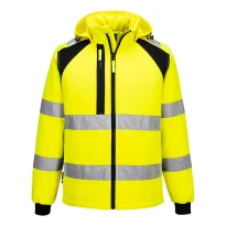 Arbeitsjacke Portwest hohe Sichtbarkeit CD809 Softshell WX2 gefüttert multitaschen wasserdicht