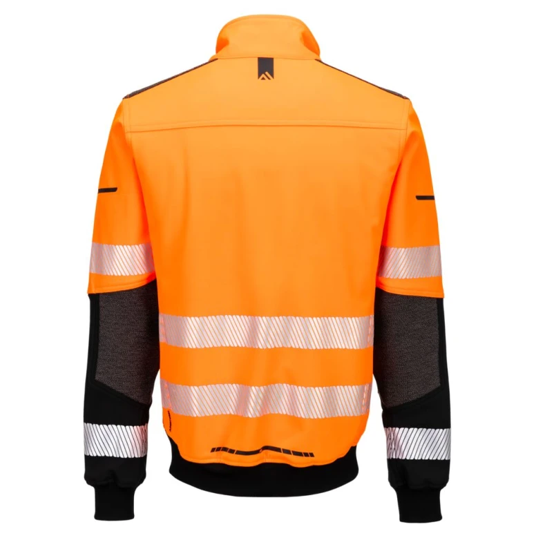 Arbeitsjacke Portwest hohe Sichtbarkeit EV468 Softshell multitaschen wasserdicht stretch