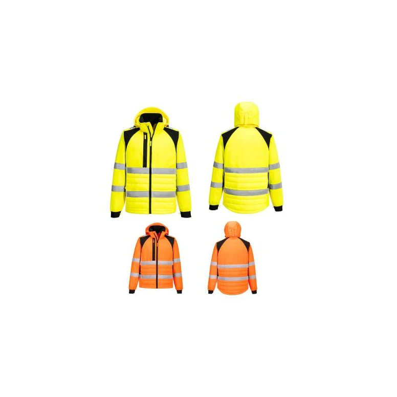 Arbeitsjacke Portwest hohe Sichtbarkeit CD863 Softshell WX2 multitaschen wasserdicht