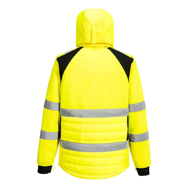 Arbeitsjacke Portwest hohe Sichtbarkeit CD863 Softshell WX2 multitaschen wasserdicht