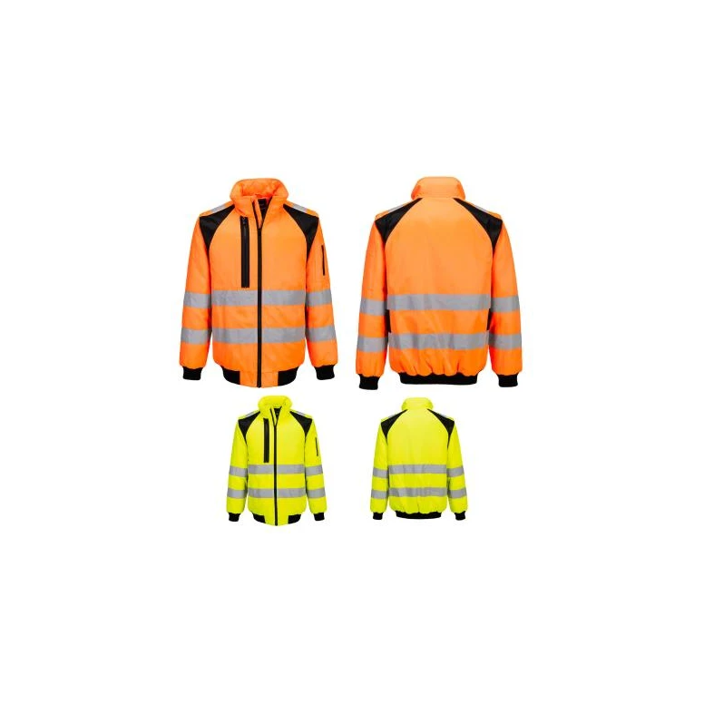 Arbeitsjacke Portwest hohe Sichtbarkeit Pilot WX2 Hi Vis 2 in 1 CD898 multitaschen wasserdicht