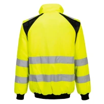 Arbeitsjacke Portwest hohe Sichtbarkeit Pilot WX2 Hi Vis 2 in 1 CD898 multitaschen wasserdicht