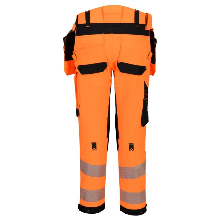 Arbeitshose Portwest hohe Sichtbarkeit Holster EV448 Stretch multitaschen