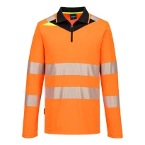 Arbeits Poloshirt Portwest DX419 hohe Sichtbarkeit Langarm 2