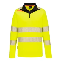 Arbeits Poloshirt Portwest DX419 hohe Sichtbarkeit Langarm