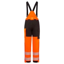 Arbeitshose Portwest hohe Sichtbarkeit FR426 multitaschen flammhemmend wasserdicht winter mit abnehmbaren Hosenträgern