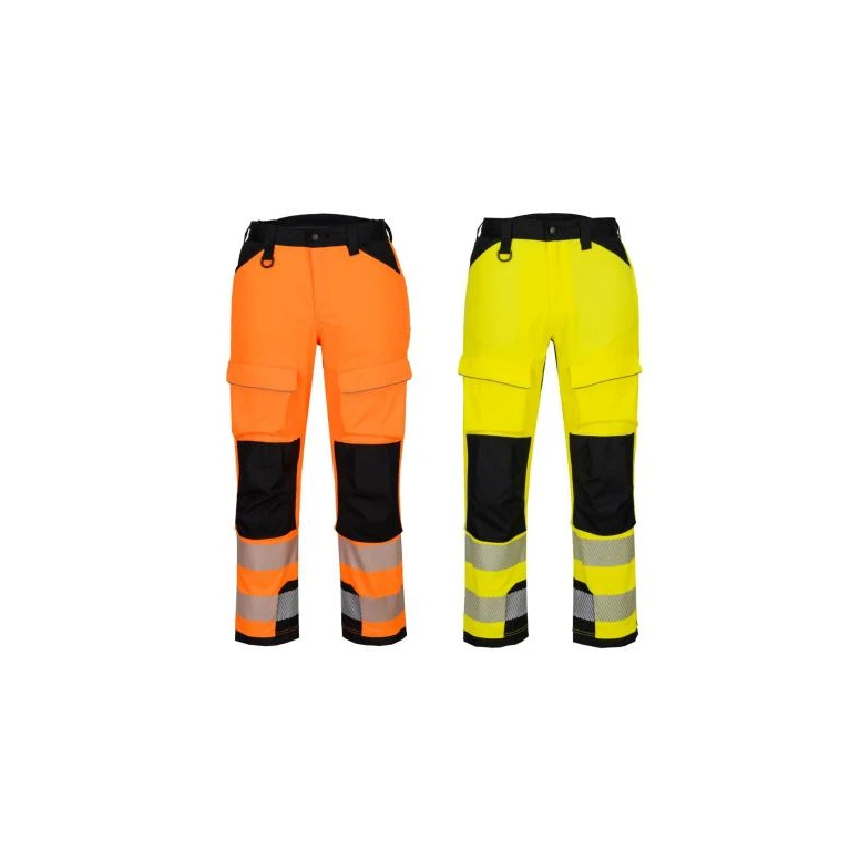 Arbeitshose Portwest hohe Sichtbarkeit PW3 Harness T142 stretch multitaschen