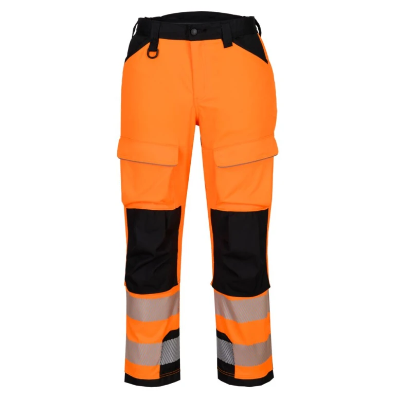 Arbeitshose Portwest hohe Sichtbarkeit PW3 Harness T142 stretch multitaschen