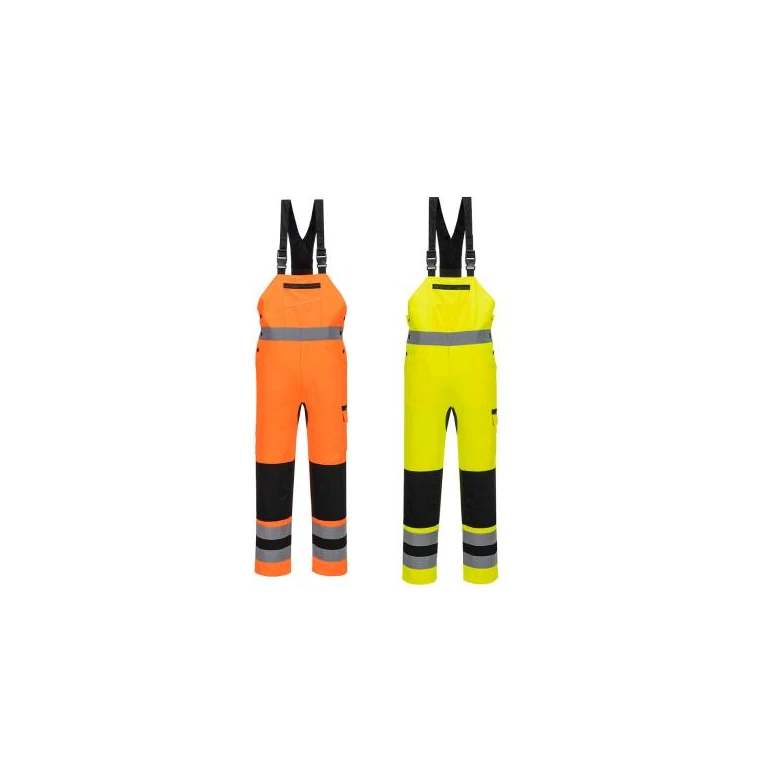 Latzhose Portwest hohe Sichtbarkeit CD852 multitaschen stretch