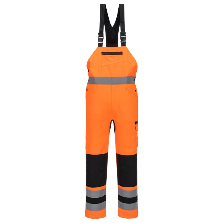 Latzhose Portwest hohe Sichtbarkeit CD852 multitaschen stretch