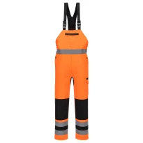 Latzhose Portwest hohe Sichtbarkeit CD852 multitaschen stretch