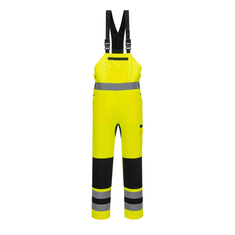 Latzhose Portwest hohe Sichtbarkeit CD852 multitaschen stretch
