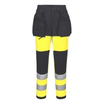 Portwest Damen Warnschutz-Arbeitshose Service WX2 CD847 Stretch mit vielen Taschen 2