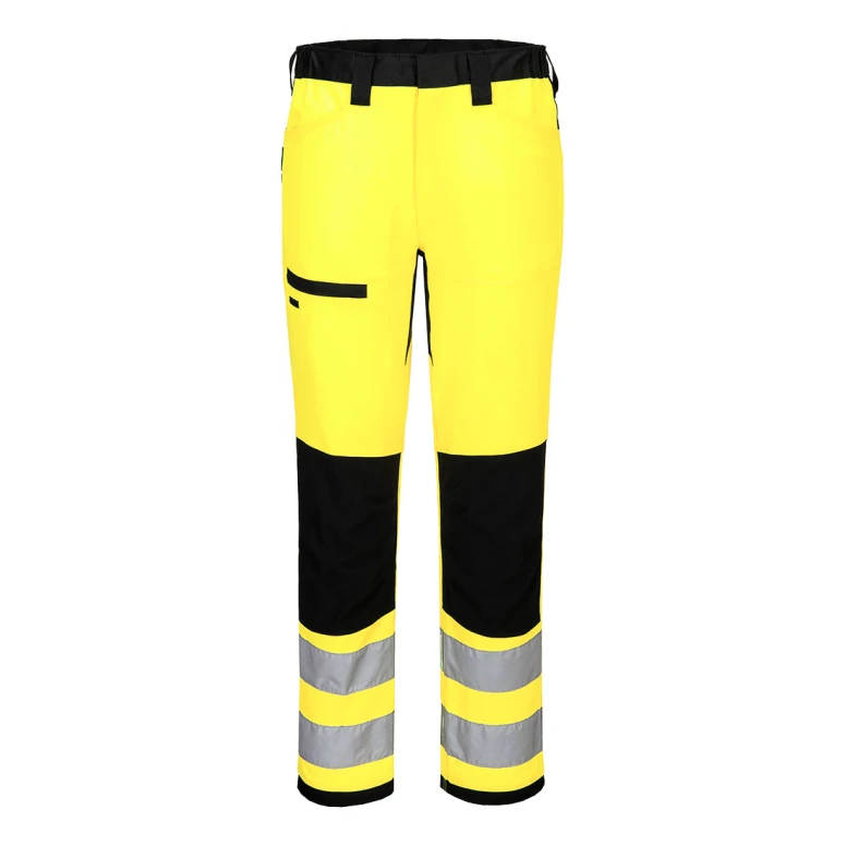 Portwest Warnschutz-Arbeitshose Service WX2 CD857 Stretch mit vielen Taschen