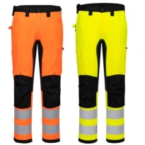 Portwest Warnschutz-Arbeitshose CD848 Stretch Multitaschen