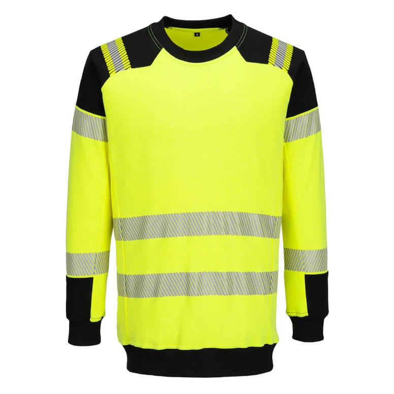 Arbeits sweatshirt Portwest hohe Sichtbarkeit FR707 flammhemmend antistatisch Hitzeschutz