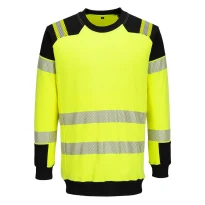 Arbeits sweatshirt Portwest hohe Sichtbarkeit FR707 flammhemmend antistatisch Hitzeschutz