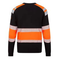 Arbeits sweatshirt Portwest hohe Sichtbarkeit FR737 flammhemmend antistatisch Hitzeschutz 2