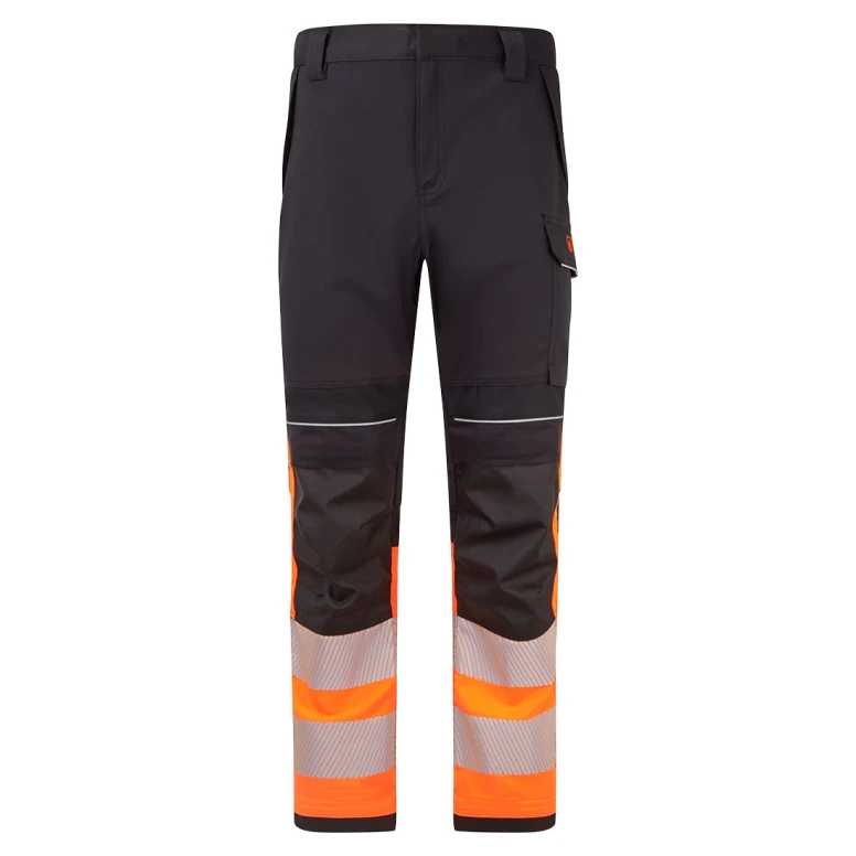 Arbeitshose Portwest hohe Sichtbarkeit FR451 multitaschen antistatisch flammhemmend