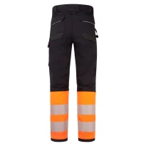 Arbeitshose Portwest hohe Sichtbarkeit FR451 multitaschen antistatisch flammhemmend 2