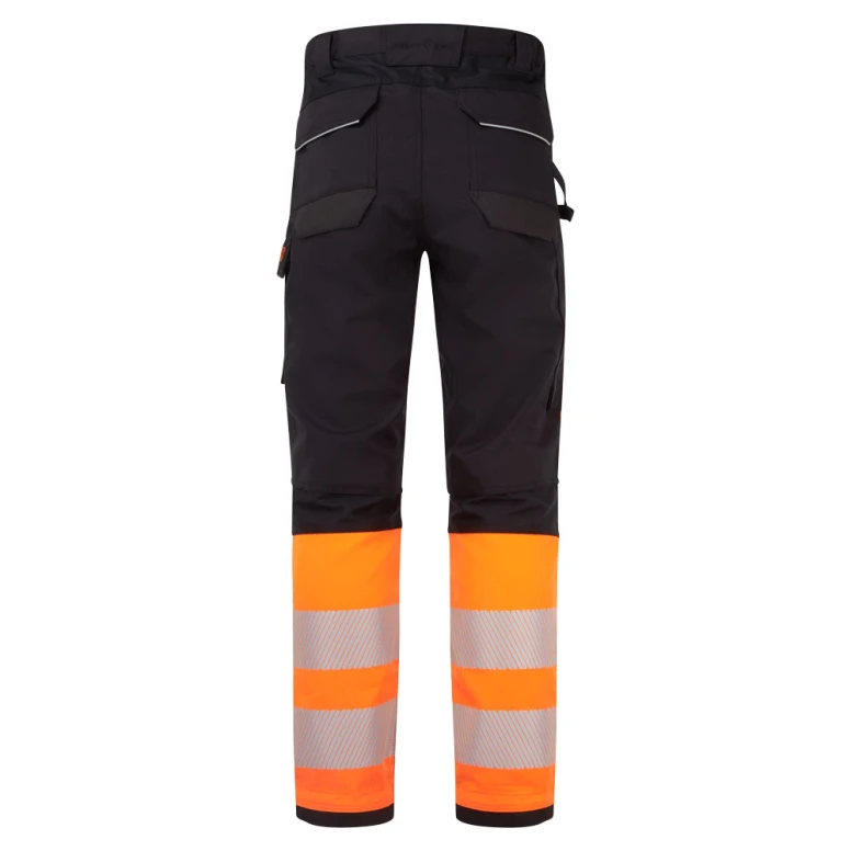 Arbeitshose Portwest hohe Sichtbarkeit FR451 multitaschen antistatisch flammhemmend