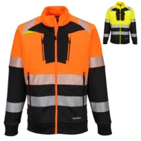 Portwest Warnschutz-Arbeitsfleece DX490 mit mehreren Taschen