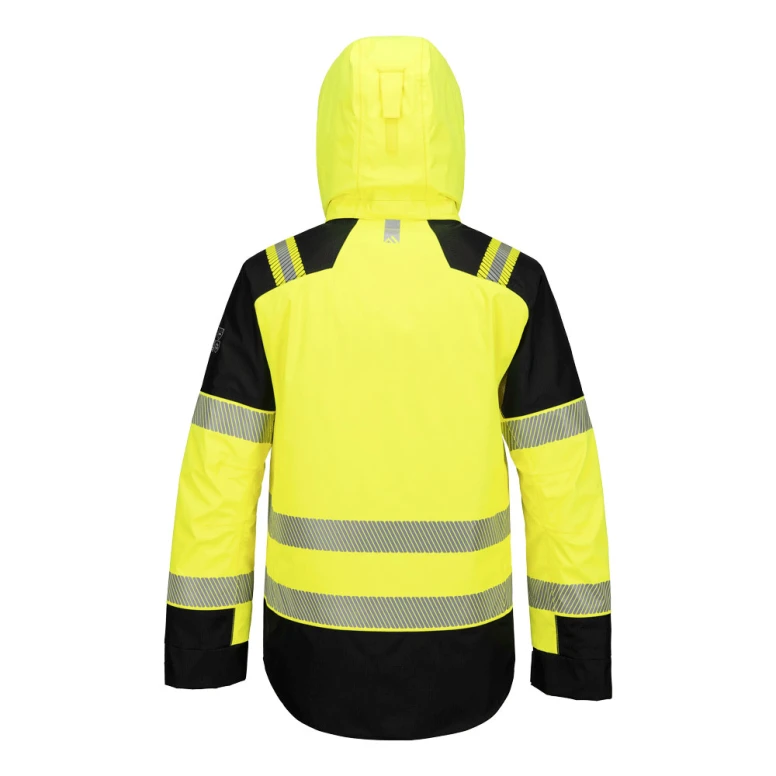 Portwest Warnschutz-Arbeitsjacke FR606 Winter Multitaschen Flammschutz Wasserdicht