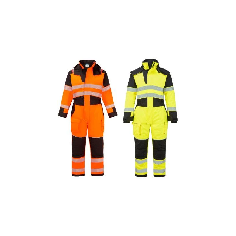 Portwest Warnschutz-Arbeitsoverall FR516 Multitaschen Flammschutz Wasserdicht