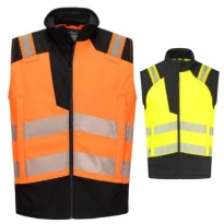 Portwest Warnschutz-Arbeitsweste FR719 Softshell Wasserdicht Flammhemmend