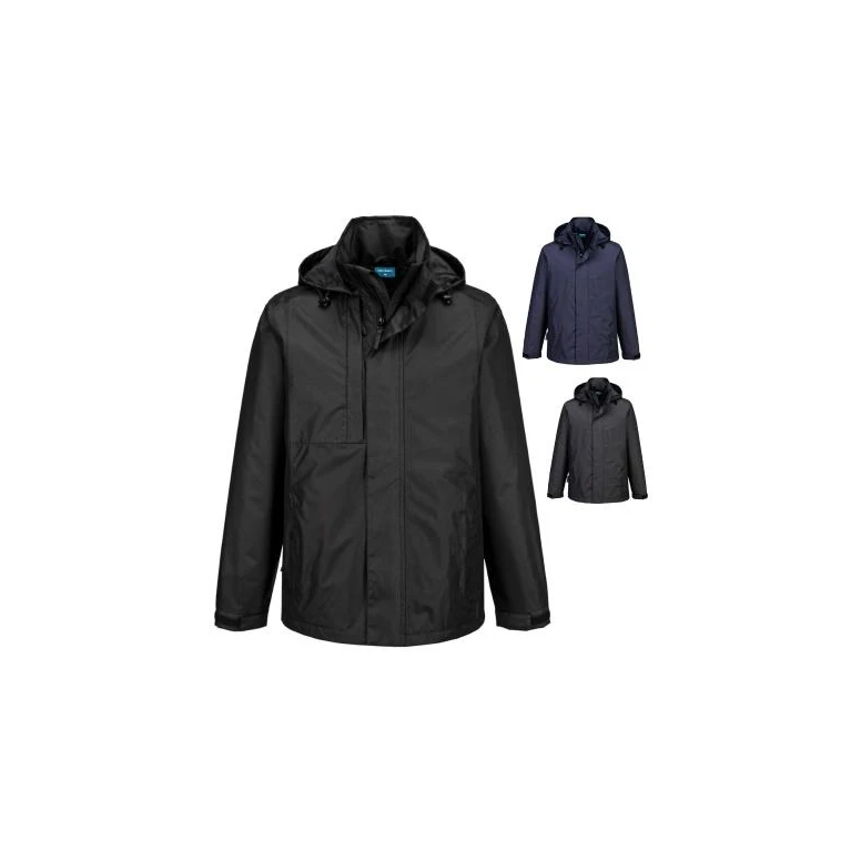 Portwest Arbeitsjacke CD867 Regenjacke wasserdicht Multitaschen