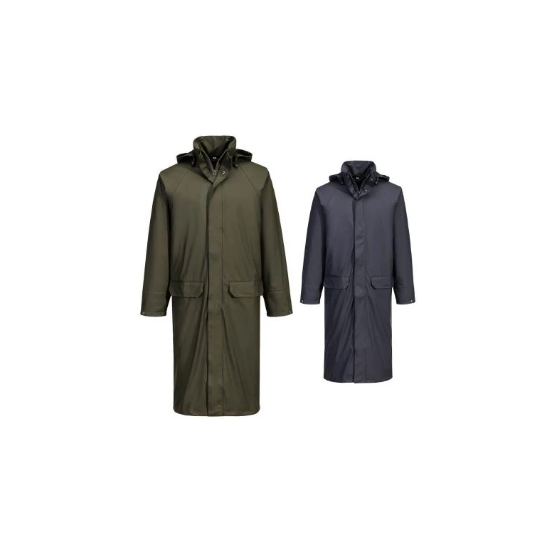 Portwest Arbeitsjacke Flexatex Chem Long S658 winddicht wasserdicht