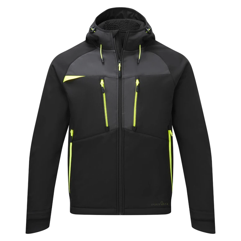 Portwest Winter Softshell Arbeitsjacke DX431 Multitaschen Stretch wasserdicht