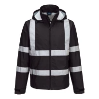 Arbeitsjacke Portwest Hohe Sichtbarkeit Leicht Faltbar Iona F442 Wasserdicht mit Mehreren Taschen 2